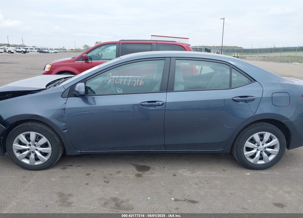 2016 TOYOTA COROLLA LE VIN: 2T1BURHE4GC719365