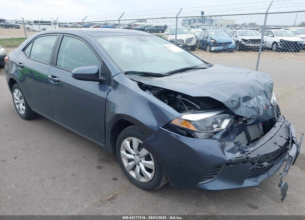 2016 TOYOTA COROLLA LE VIN: 2T1BURHE4GC719365