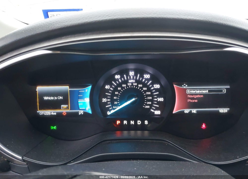 2019 FORD FUSION SE VIN: 3FA6P0HD7KR103180