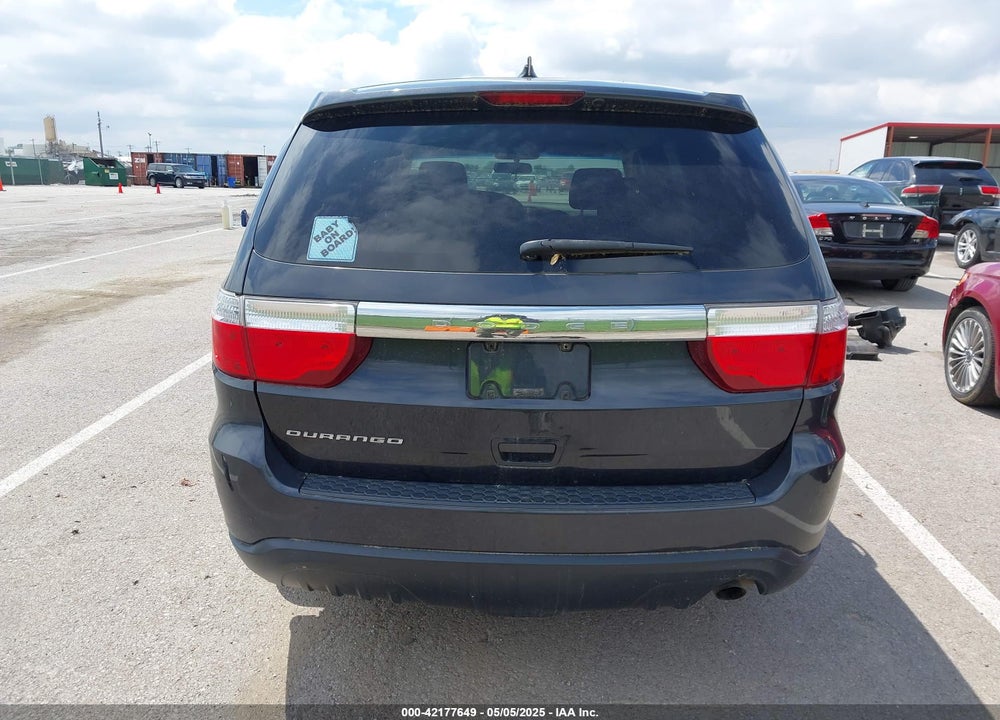 2013 DODGE DURANGO VIN: 1C4RDHAG0DC592848