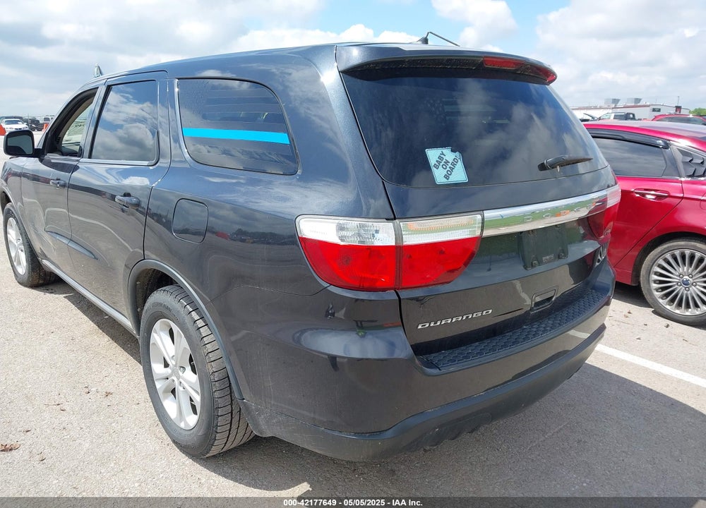2013 DODGE DURANGO VIN: 1C4RDHAG0DC592848