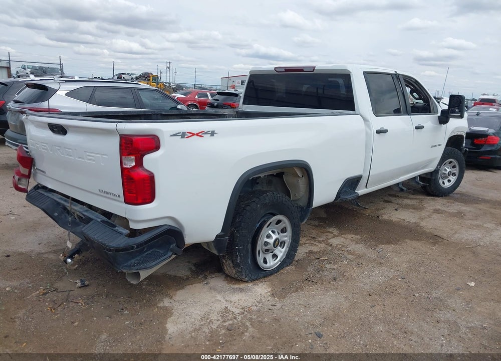 2022 CHEVROLET SILVERADO 2500HD 4WD LONG BED WT VIN: 1GC4YLEY6NF334578