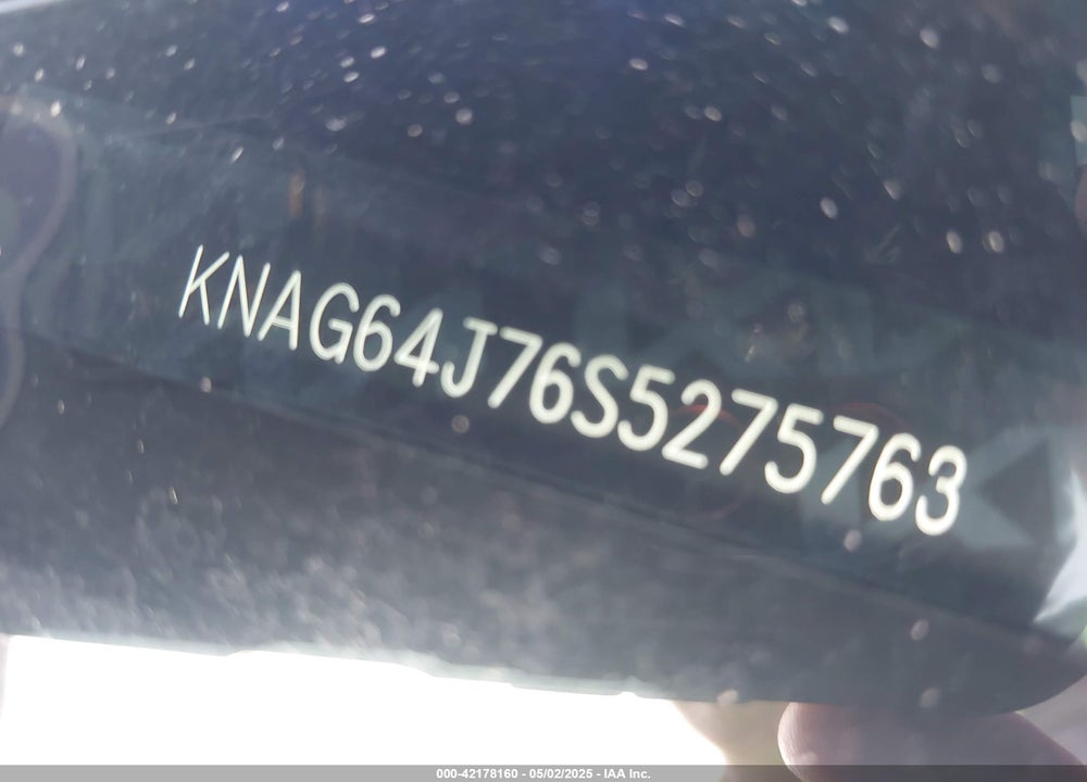2025 KIA K5 VIN: KNAG64J76S5275763
