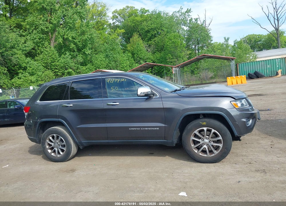 2016 JEEP GRAND CHEROKEE VIN: 1C4RJFBGXGC499237