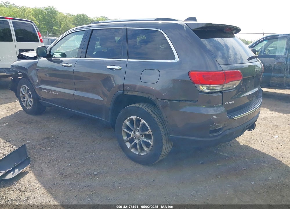 2016 JEEP GRAND CHEROKEE VIN: 1C4RJFBGXGC499237