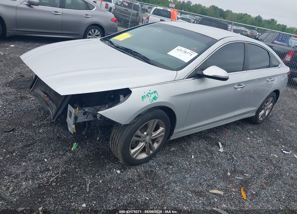 2019 HYUNDAI SONATA SEL VIN: 5NPE34AF2KH783061