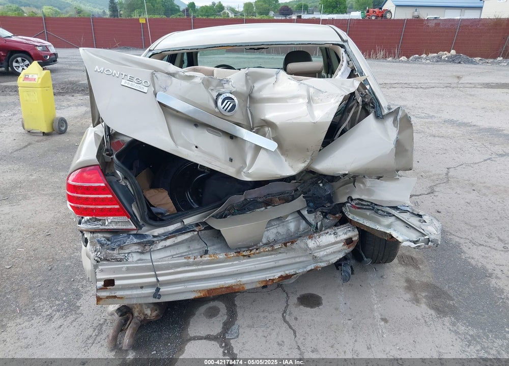 2006 MERCURY MONTEGO PREMIER VIN: 1MEHM42156G607952