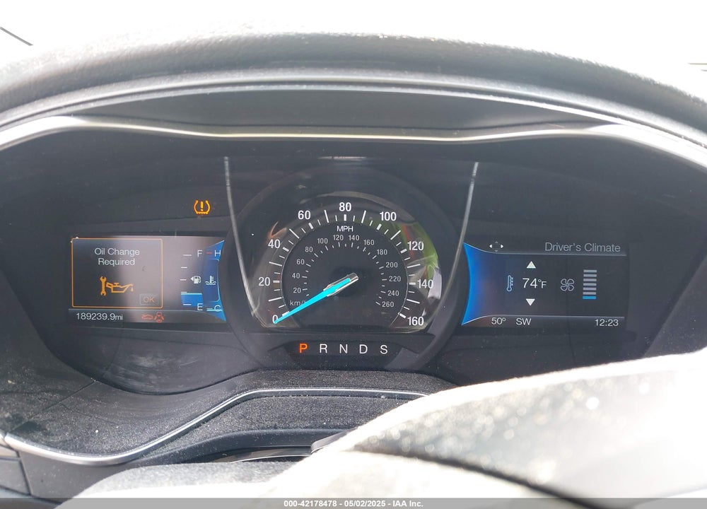 2016 FORD FUSION TITANIUM VIN: 3FA6P0K93GR223280