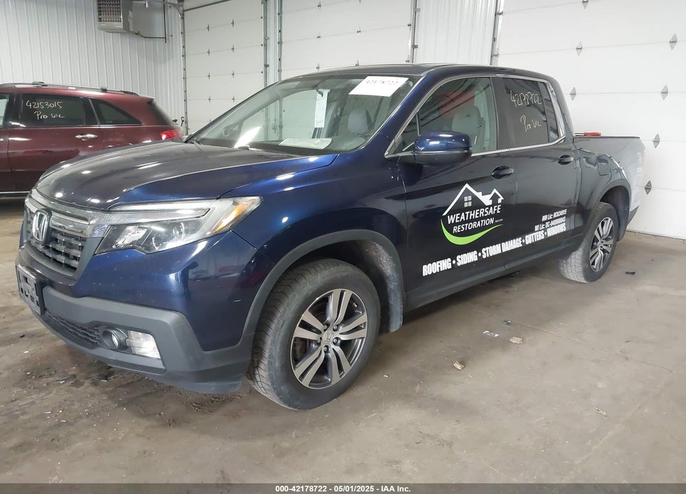 2017 HONDA RIDGELINE VIN: 5FPYK3F48HB039447