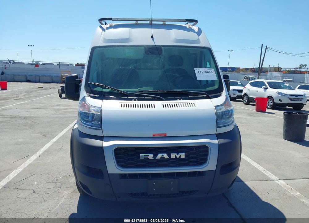 2021 RAM PROMASTER 2500 HIGH ROOF 159 WB VIN: 3C6LRVDG7ME583680