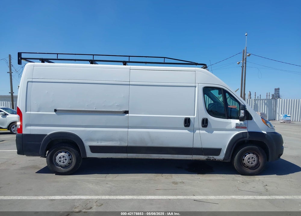 2021 RAM PROMASTER 2500 HIGH ROOF 159 WB VIN: 3C6LRVDG7ME583680