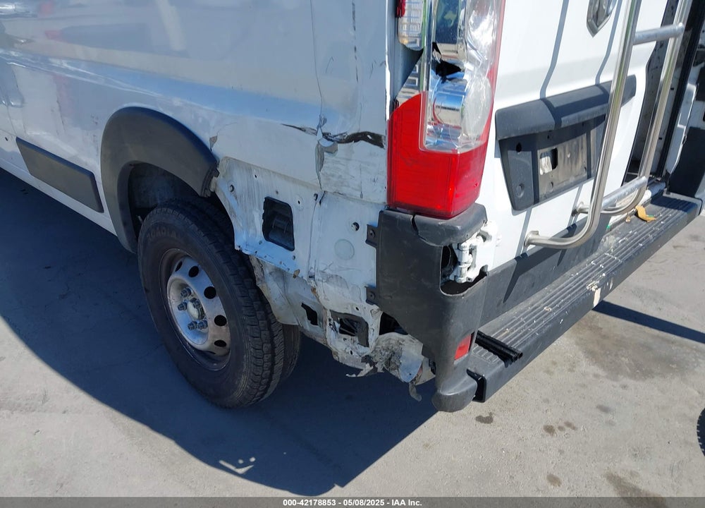 2021 RAM PROMASTER 2500 HIGH ROOF 159 WB VIN: 3C6LRVDG7ME583680
