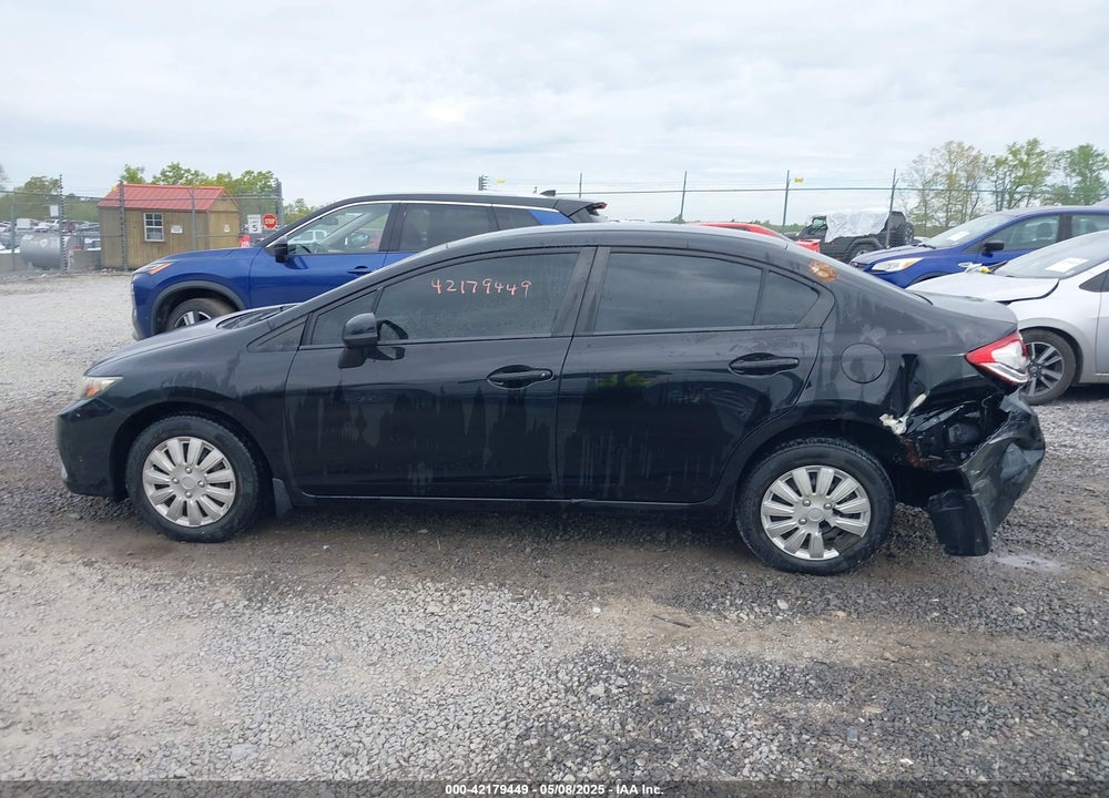 2013 HONDA CIVIC VIN: 2HGFB2F5XDH573851