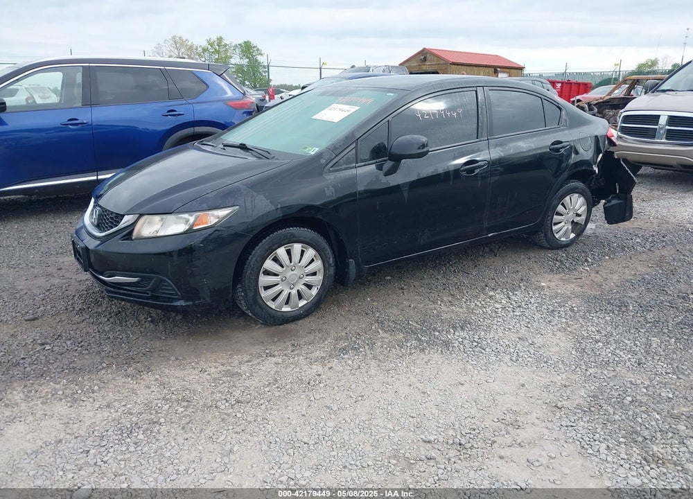 2013 HONDA CIVIC VIN: 2HGFB2F5XDH573851