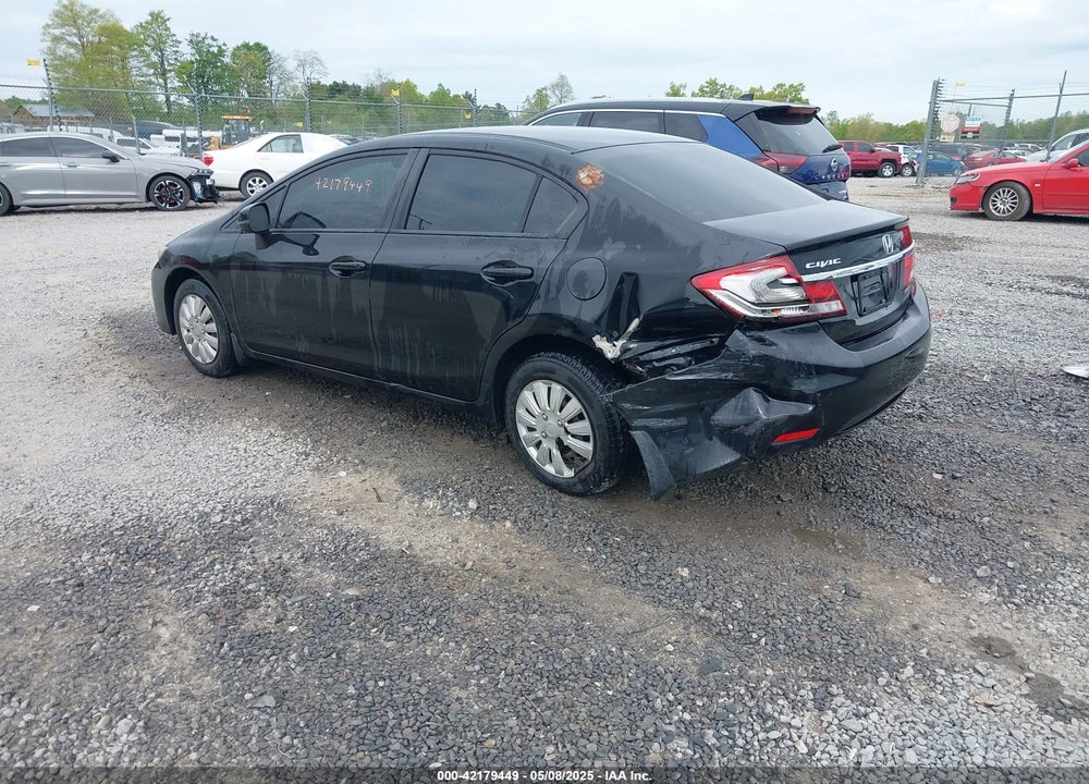 2013 HONDA CIVIC VIN: 2HGFB2F5XDH573851