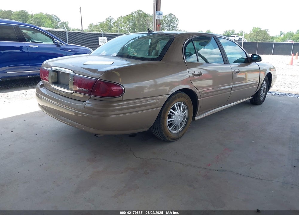 2005 BUICK LESABRE CUSTOM VIN: 1G4HP54K25U124953
