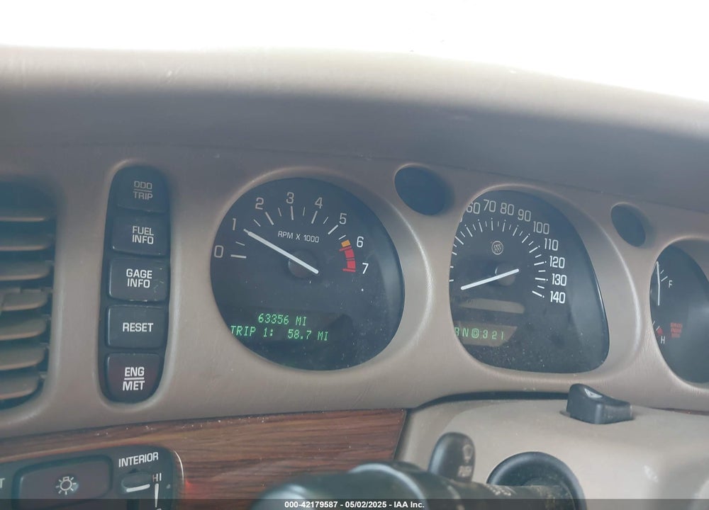 2005 BUICK LESABRE CUSTOM VIN: 1G4HP54K25U124953
