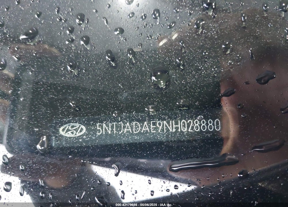 2022 HYUNDAI SANTA CRUZ SE VIN: 5NTJADAE9NH028880