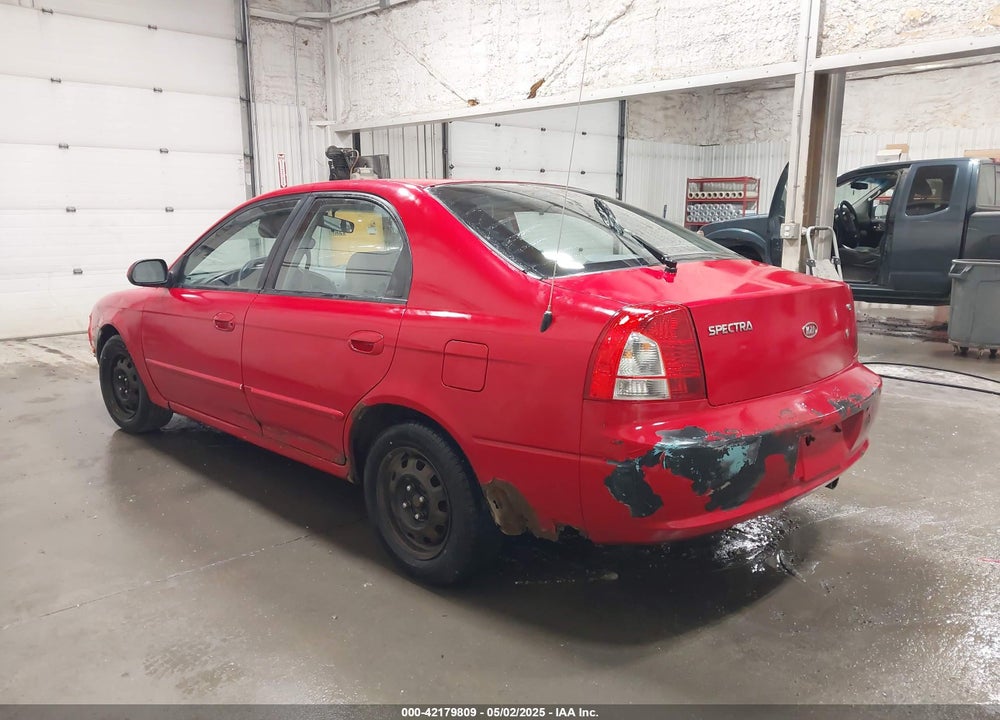 2003 KIA SPECTRA GS/GSX VIN: KNAFB161035115874