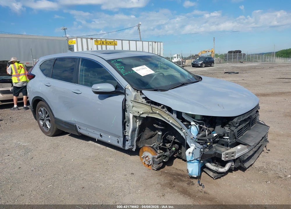 2022 HONDA CR-V AWD EX VIN: 2HKRW2H54NH602248