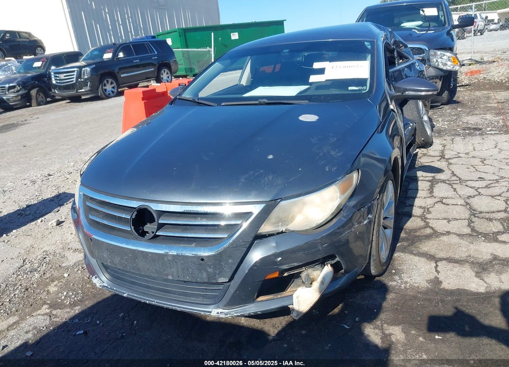 2012 VOLKSWAGEN CC VIN: WVWMP7AN6CE507945