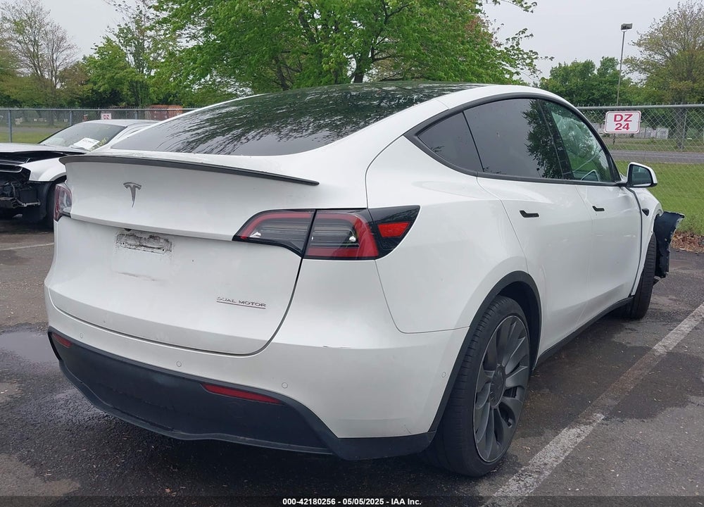 2021 TESLA MODEL Y PERFORMANCE DUAL MOTOR ALL-WHEEL DRIVE VIN: 5YJYGDEF1MF251359