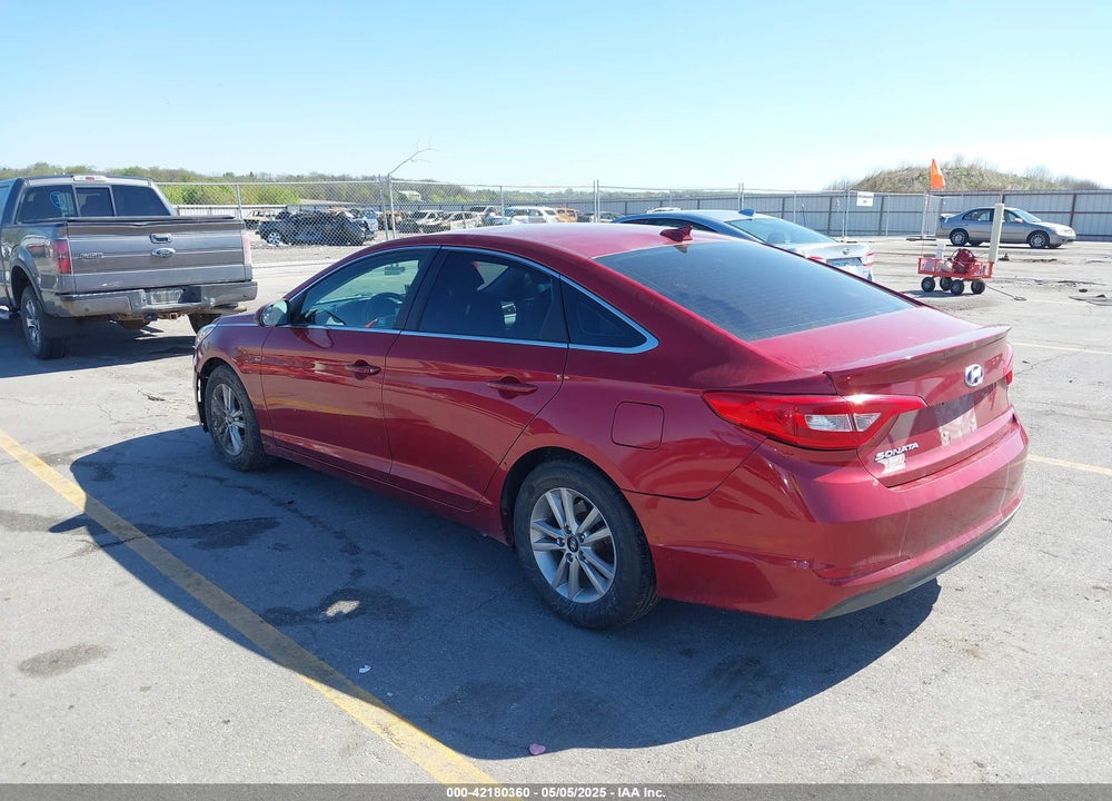 2016 HYUNDAI SONATA SE VIN: 5NPE24AFXGH364577