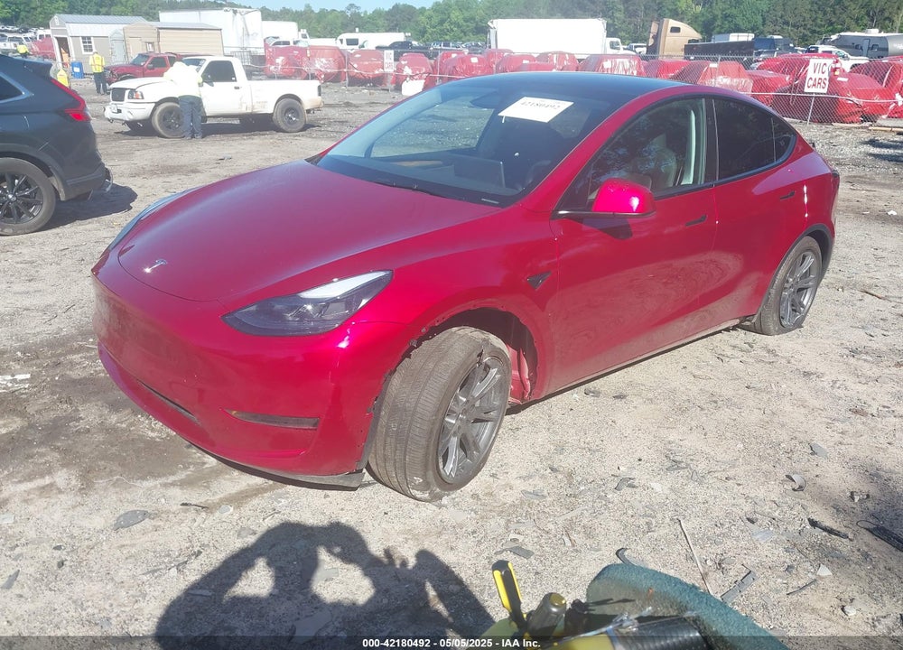 2024 TESLA MODEL Y VIN: 7SAYGDED2RA325538