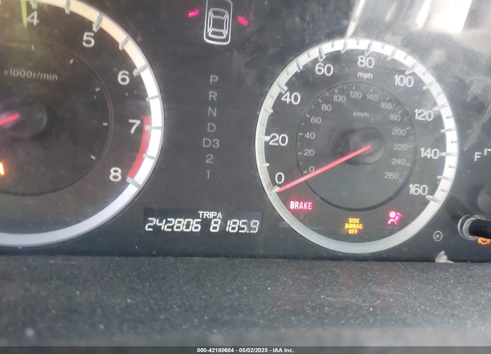 2009 HONDA ACCORD VIN: 1HGCP26309A150091