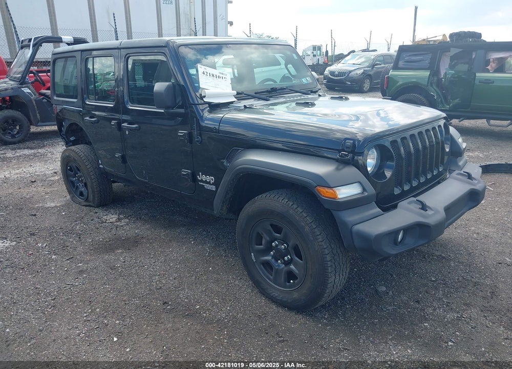 2020 JEEP WRANGLER UNLIMITED SPORT 4X4 VIN: 1C4HJXDN7LW130390