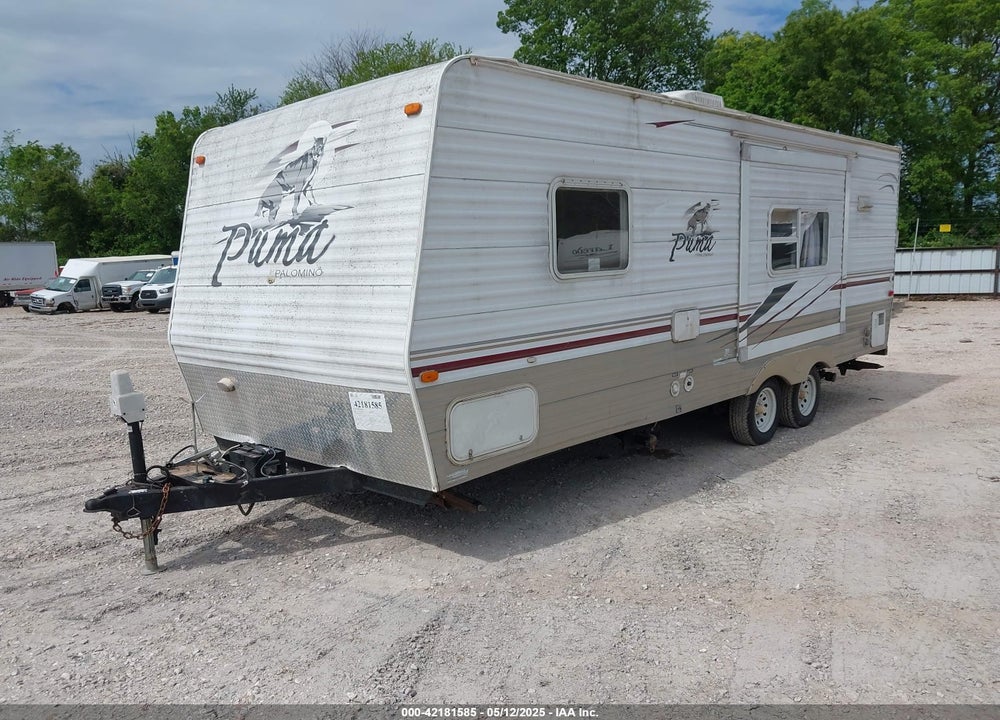 2006 PALOMINO PUMA 255 VIN: 1PAT64V256P005975