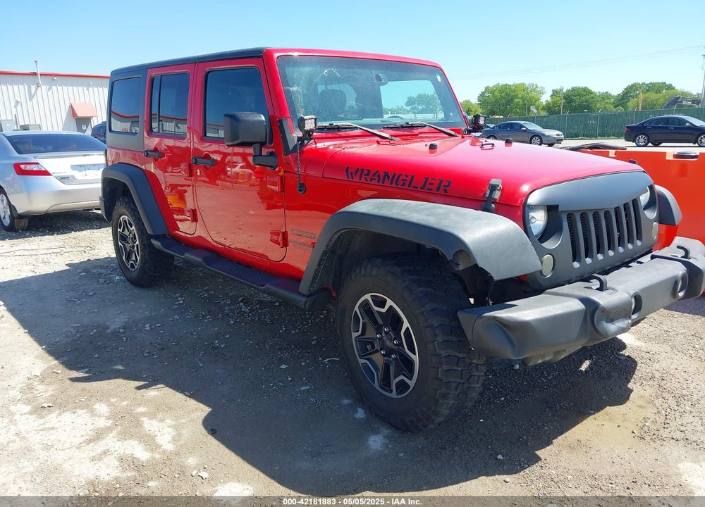 2014 JEEP WRANGLER UNLIMITED SPORT VIN: 1C4BJWDG5EL298213