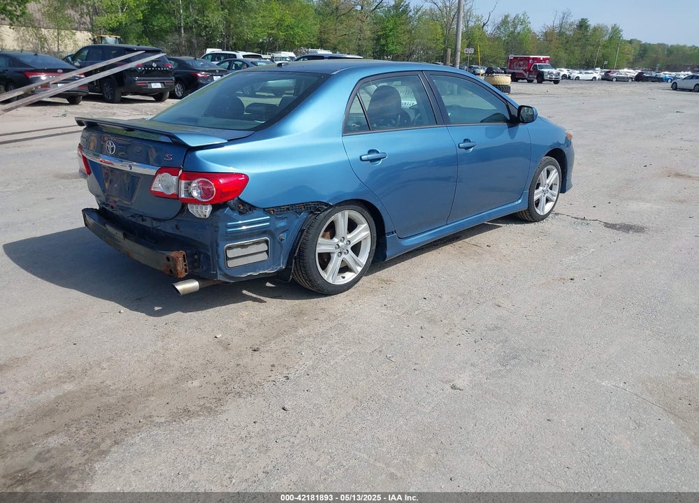 2013 TOYOTA COROLLA S VIN: 5YFBU4EE3DP116894
