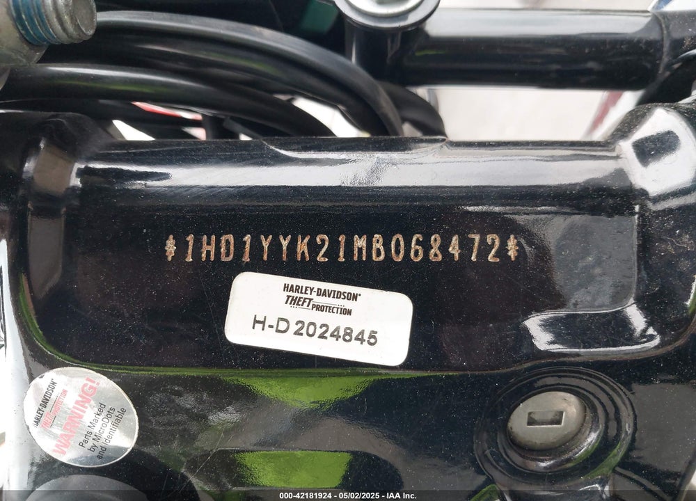 2021 HARLEY-DAVIDSON FXBBS VIN: 1HD1YYK21MB068472