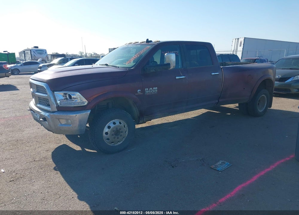 2017 RAM 3500 LAIE  4X4 8' BOX VIN: 3C63RRJLXHG623396