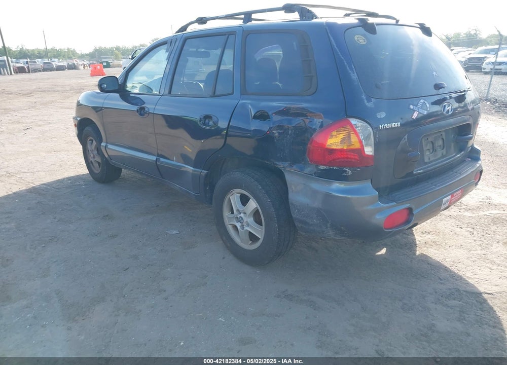 2004 HYUNDAI SANTA FE GLS VIN: KM8SC73D84U841923