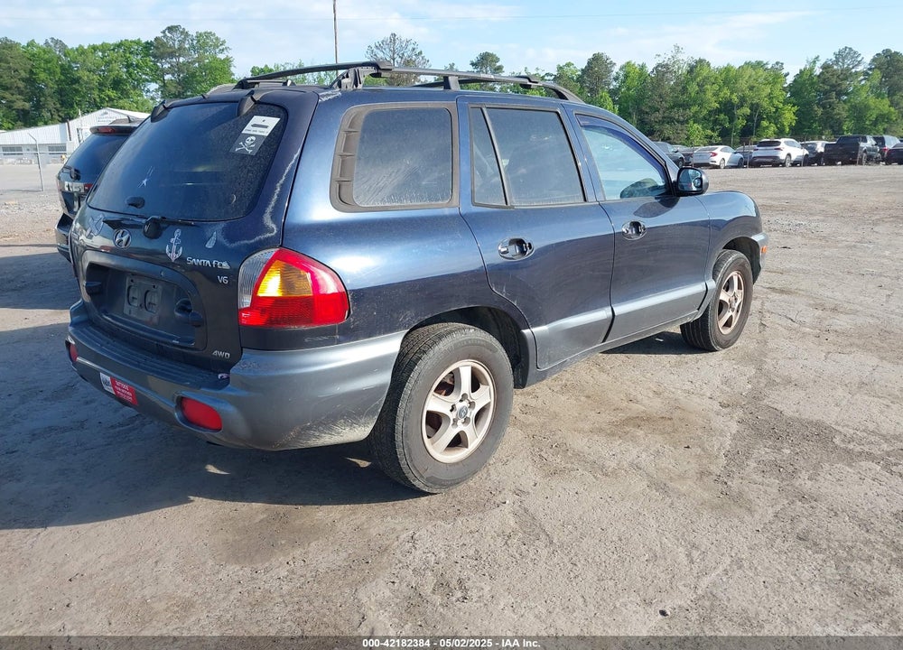 2004 HYUNDAI SANTA FE GLS VIN: KM8SC73D84U841923