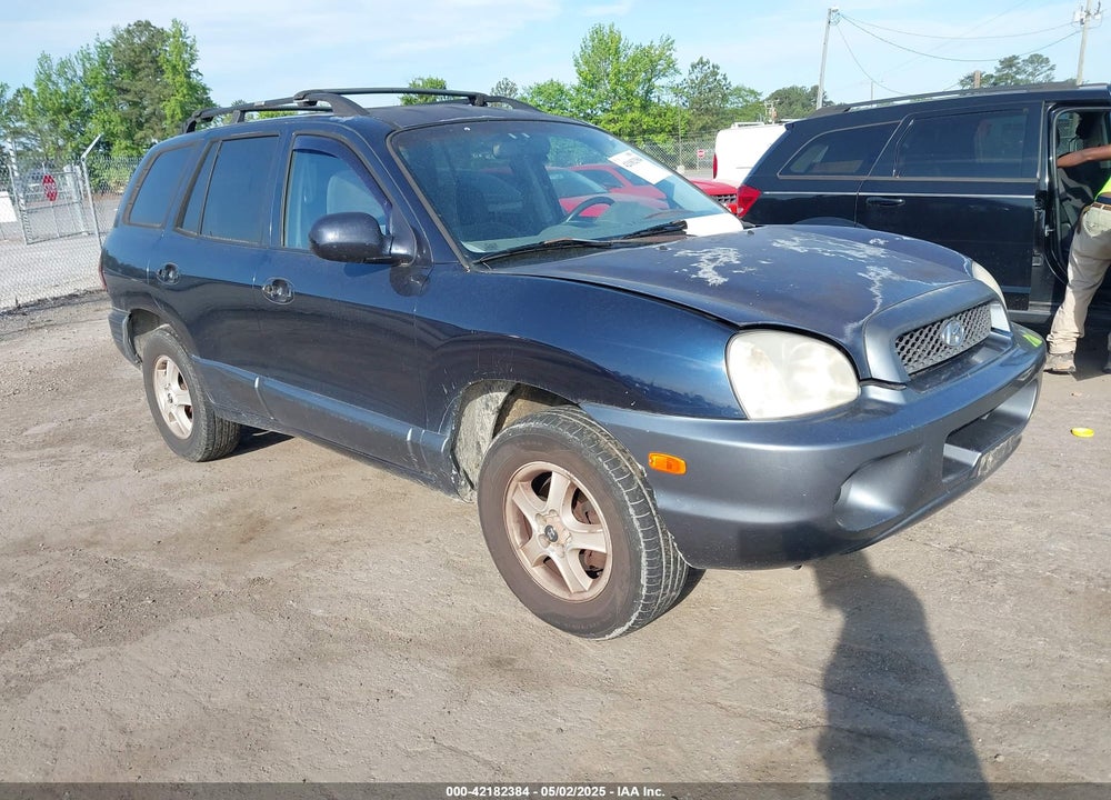 2004 HYUNDAI SANTA FE GLS VIN: KM8SC73D84U841923