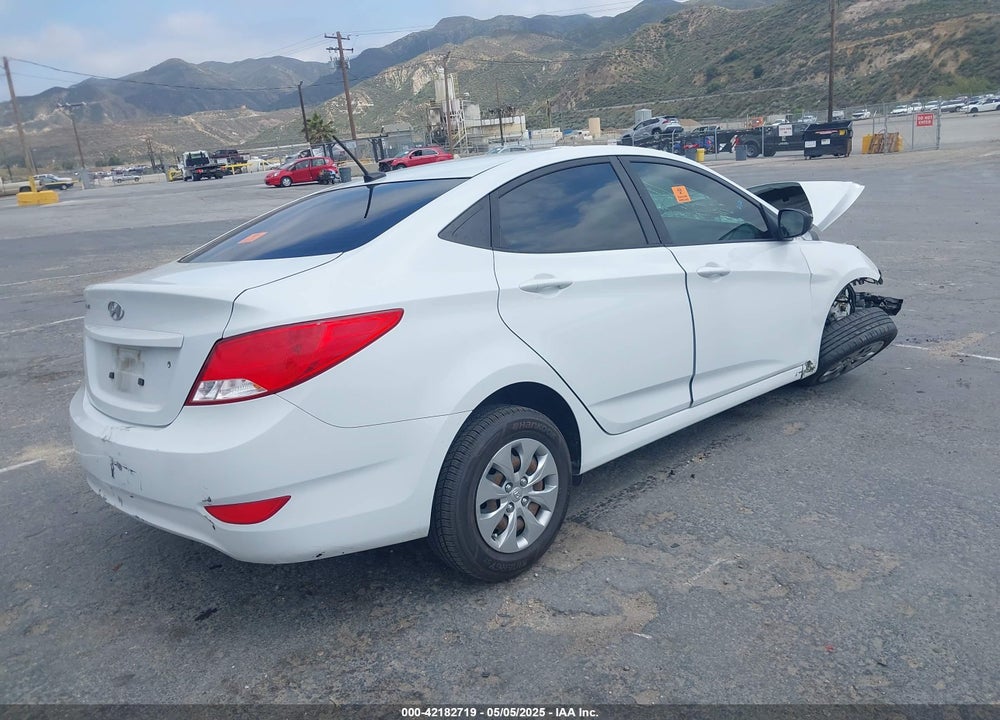 2017 HYUNDAI ACCENT SE VIN: KMHCT4AE2HU372039