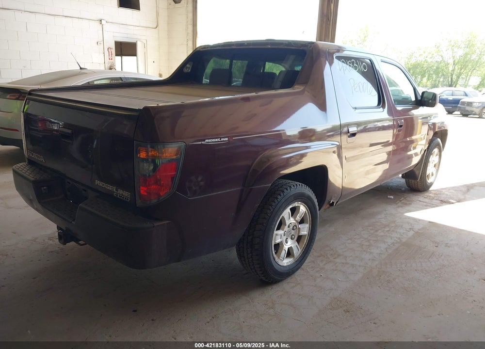 2008 HONDA RIDGELINE VIN: 2HJYK165X8H519632