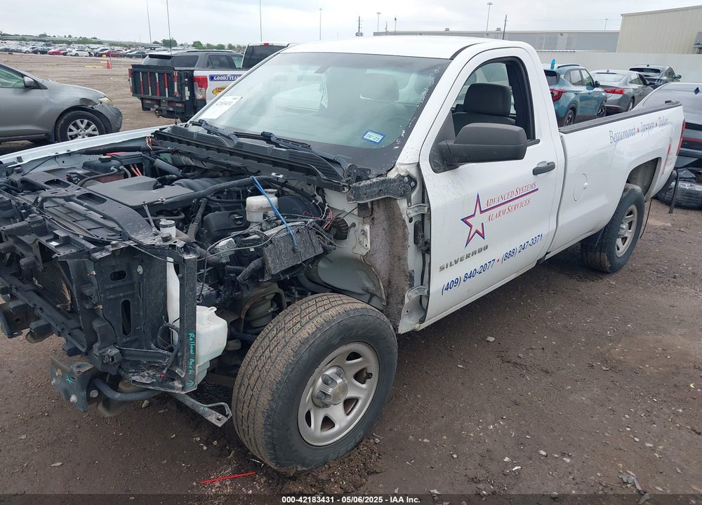 2016 CHEVROLET SILVERADO 1500 WT VIN: 1GCNCNEH7GZ105147