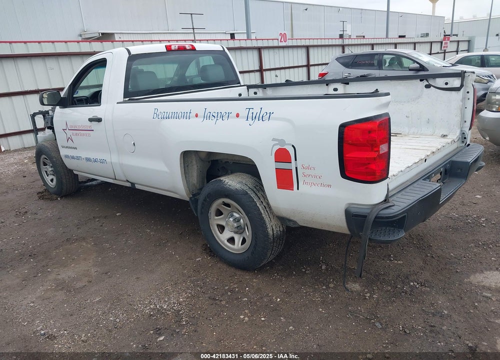 2016 CHEVROLET SILVERADO 1500 WT VIN: 1GCNCNEH7GZ105147