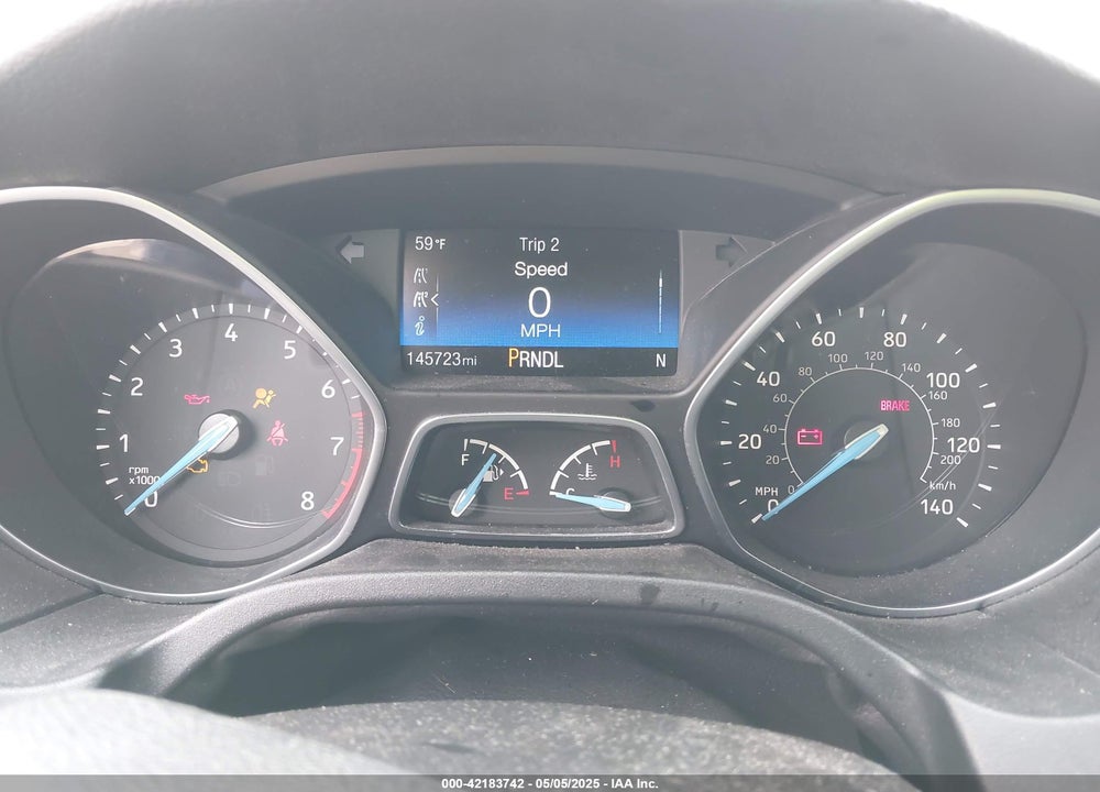 2017 FORD FOCUS VIN: 1FADP3F2XHL291050