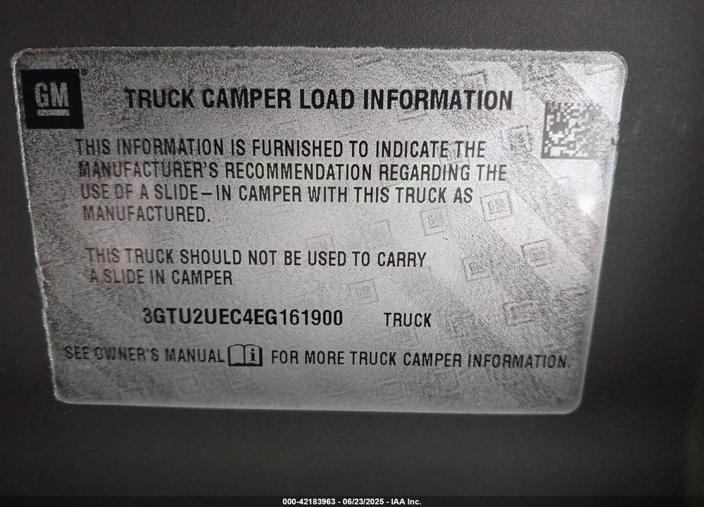 2014 GMC SIERRA 1500 SLE VIN: 3GTU2UEC4EG161900