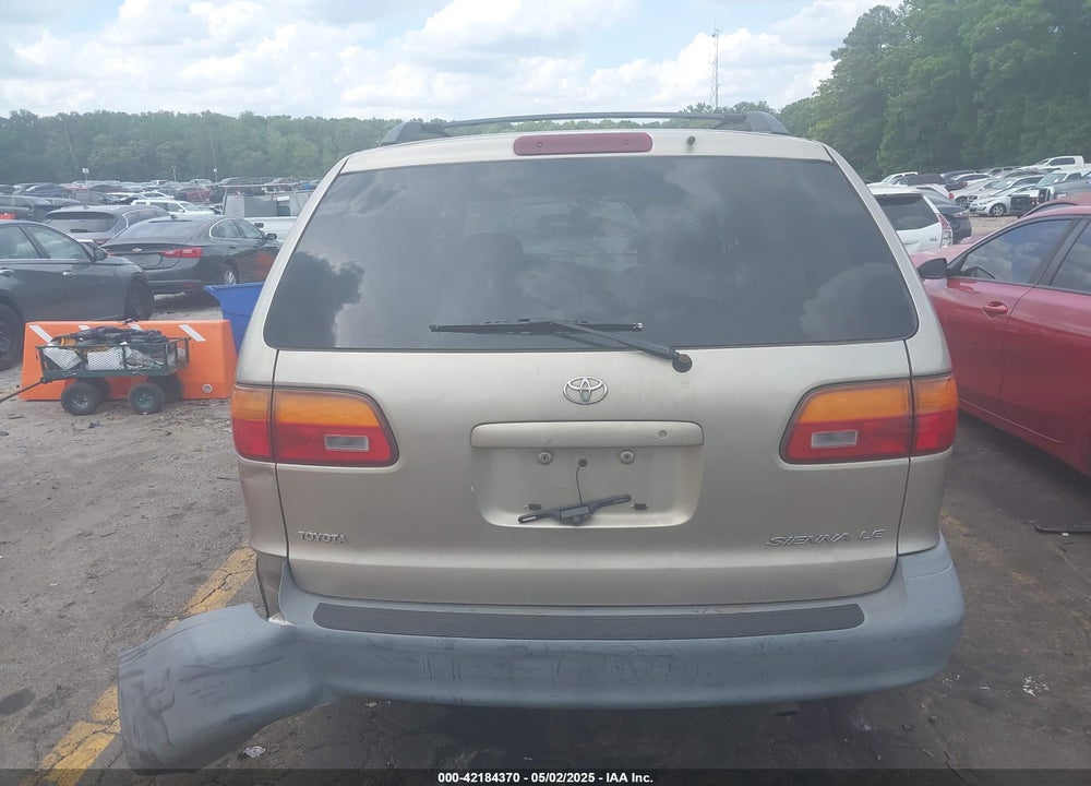 2000 TOYOTA SIENNA VIN: 4T3ZF13C4YU309866