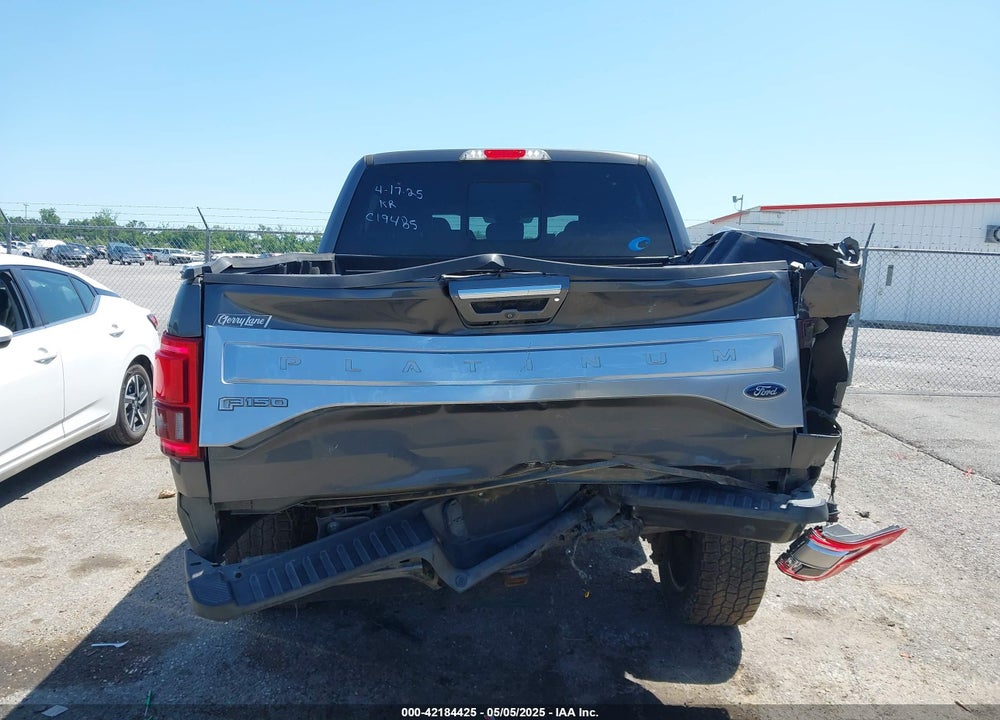 2015 FORD F-150 VIN: 1FTEW1EG6FFC19485