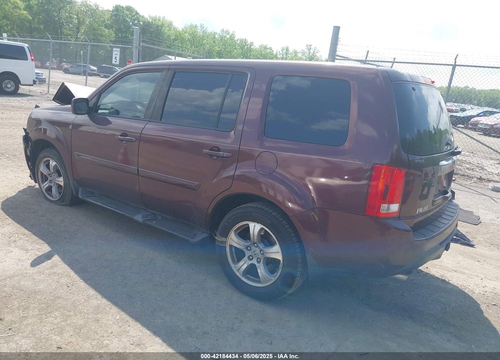2014 HONDA PILOT EX-L VIN: 5FNYF4H77EB055015