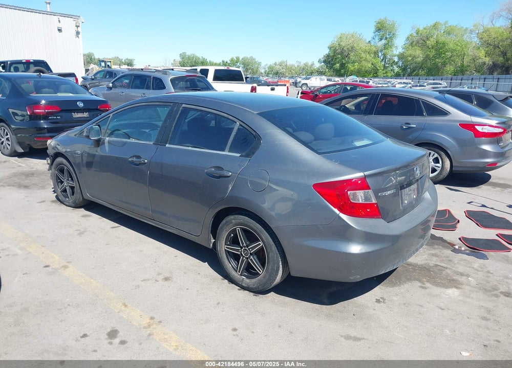 2012 HONDA CIVIC VIN: 19XFB2F52CE305689