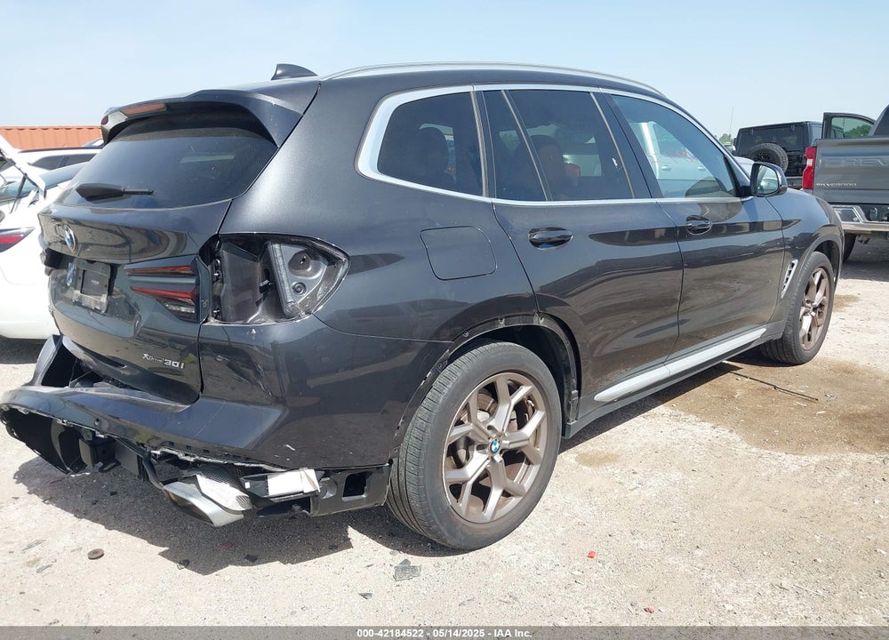 2022 BMW X3 XDRIVE30I VIN: WBX57DP09NN168196