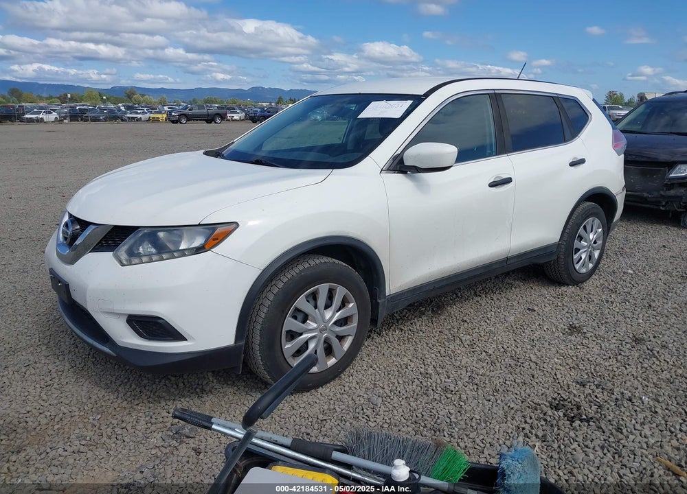 2016 NISSAN ROGUE S VIN: 5N1AT2MM5GC852434